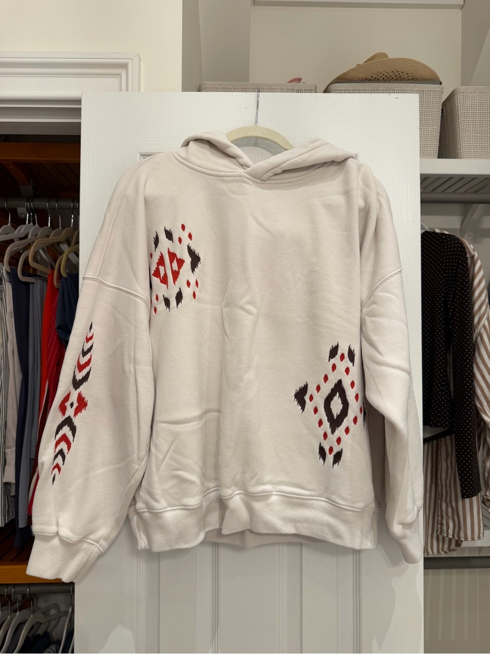 Abercrombie embroidered hoodie